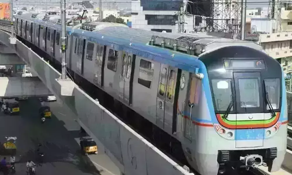 Hyderabad Metro Rail services suspended