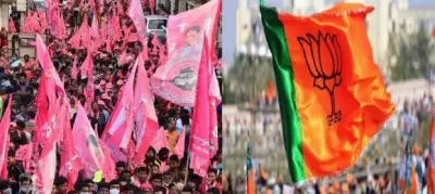 TRS, BJP engage in war of hoardings ahead of PMs visit to Hyderabad