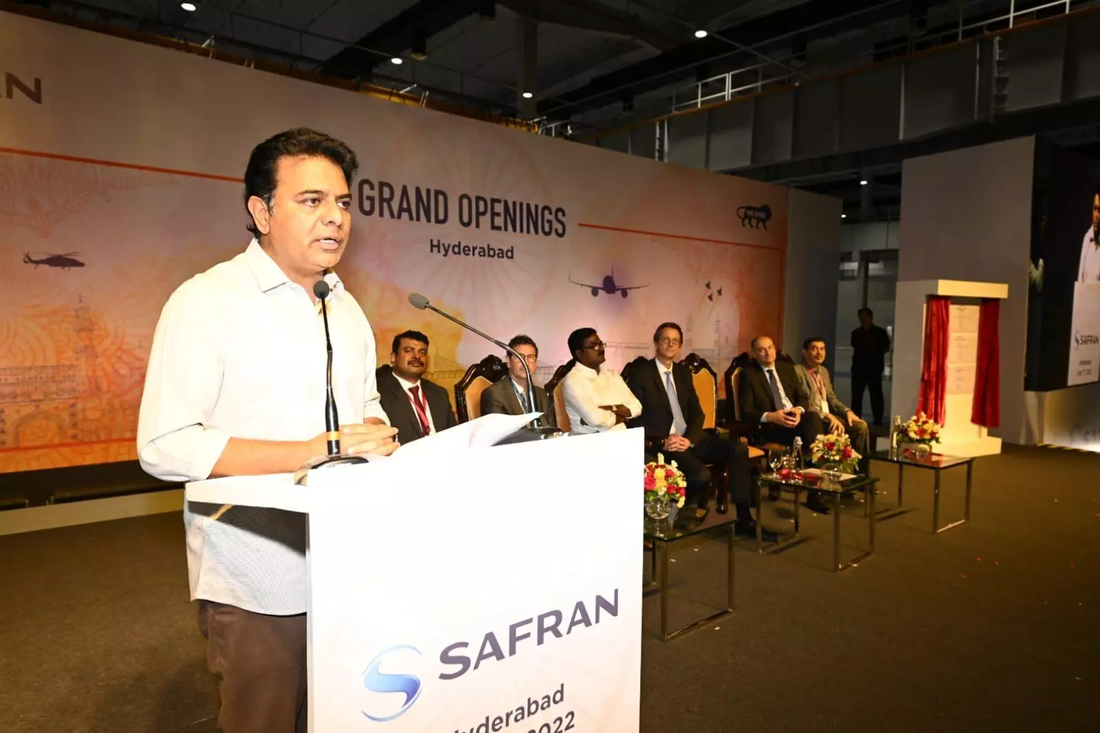 KTRs efforts bear fruit, Safran inaugurates two factories in Hyderabad