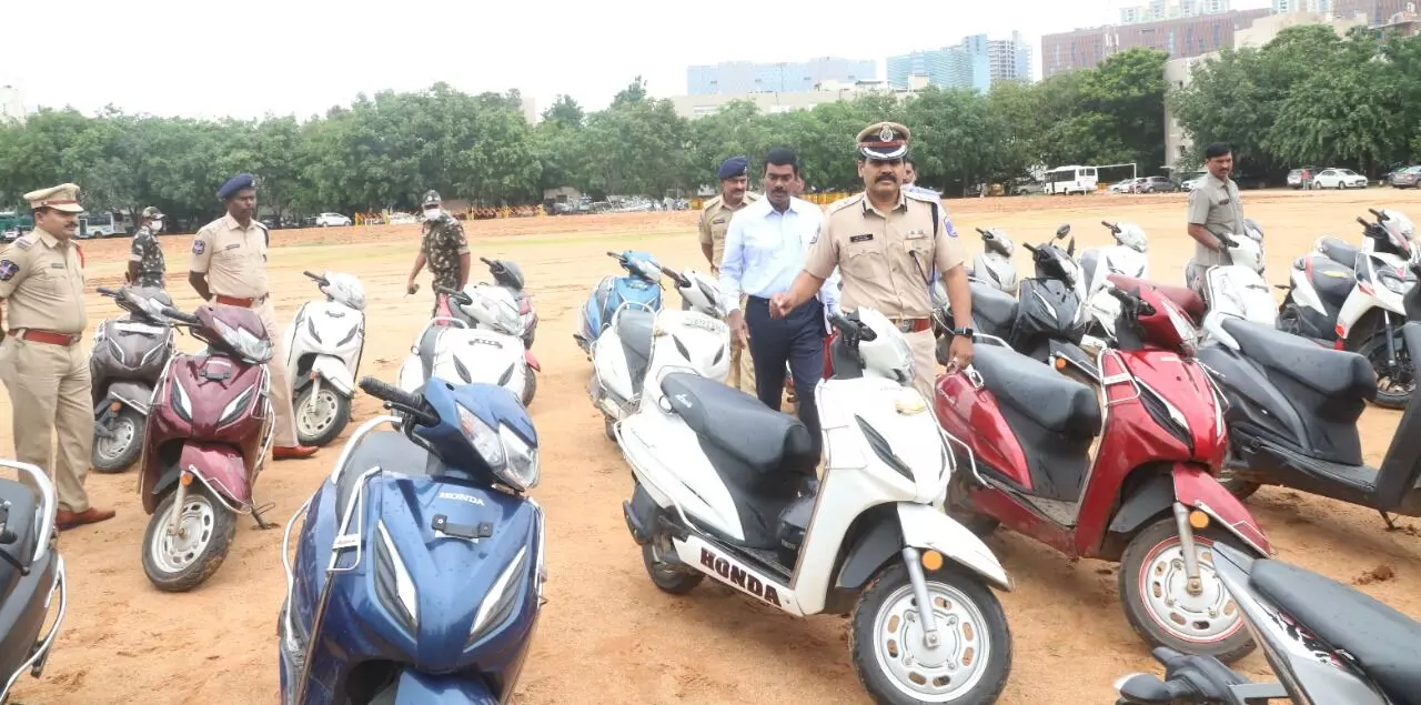 Four nabbed, bikes worth Rs. 50 lakh seized  in Rajendranagar