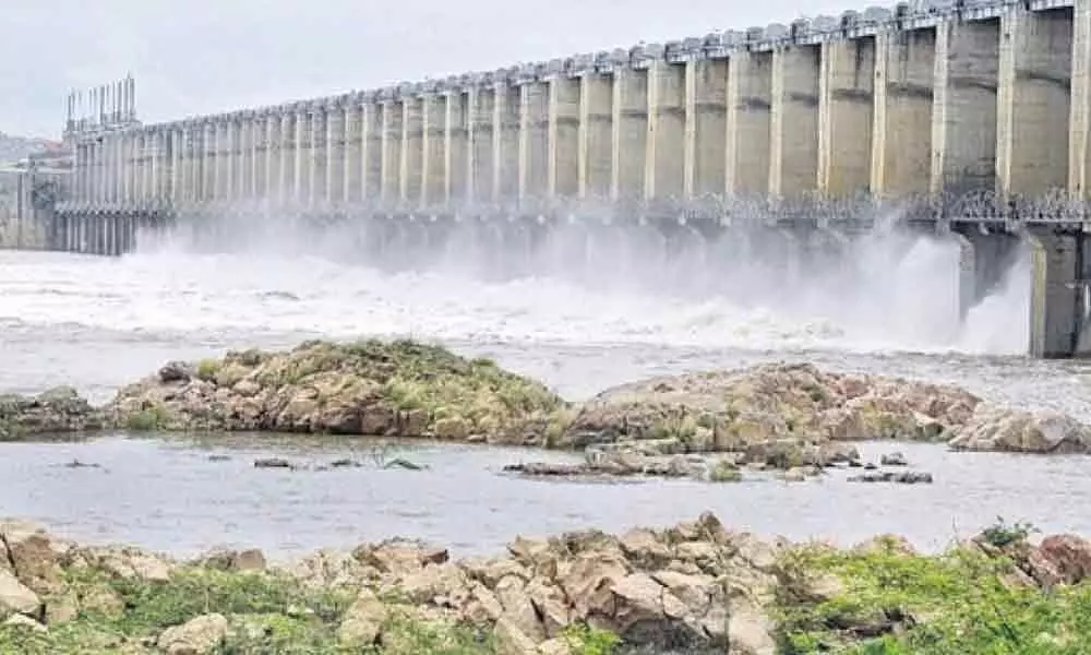 8 gates of Jurala project lifted as flood inflow increases