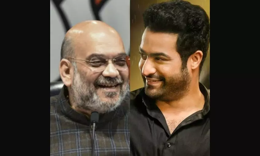 Home Minister Amit Shah invites actor Jr NTR for a meet in Novotel Airport
