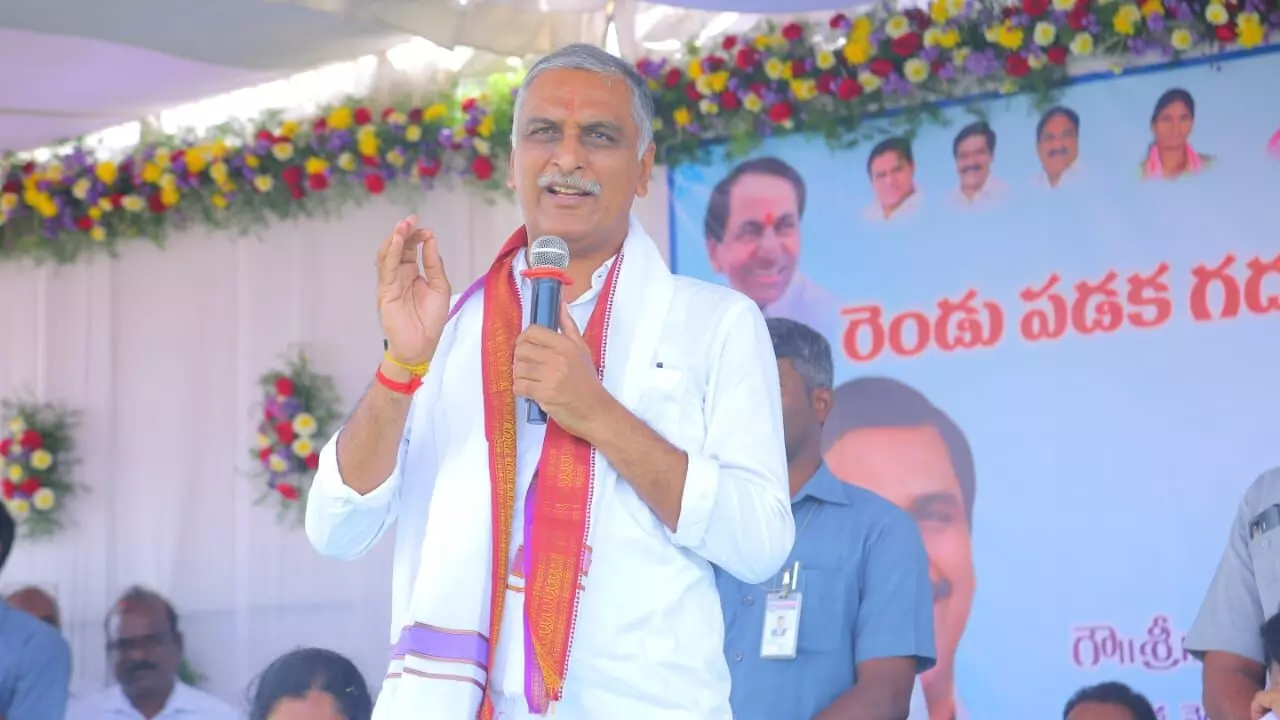 Harish Rao asks if BJP, Cong gave 2-bedroom houses in their States