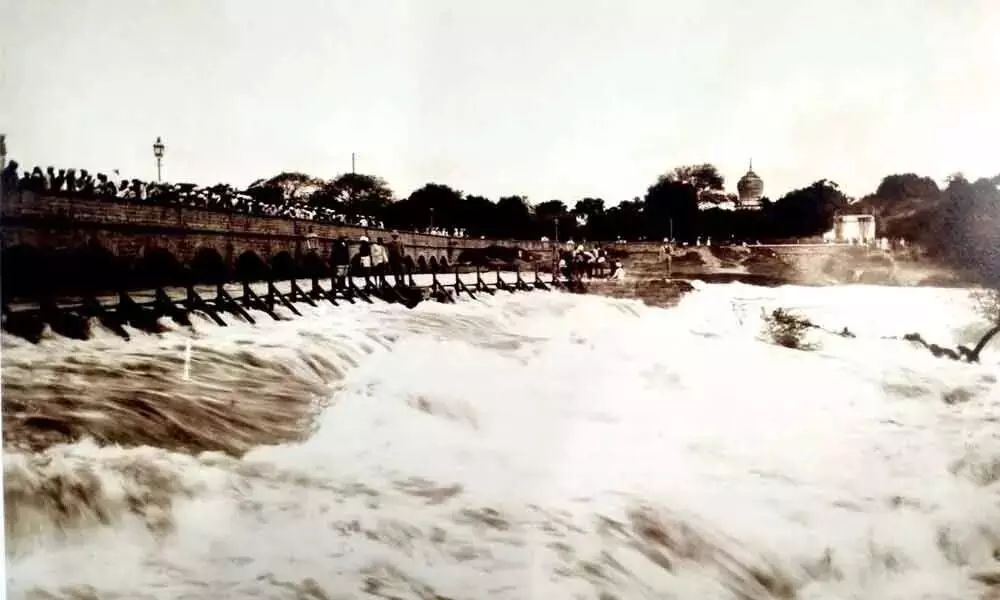 September floods deluged half of Hyderabad in 1908