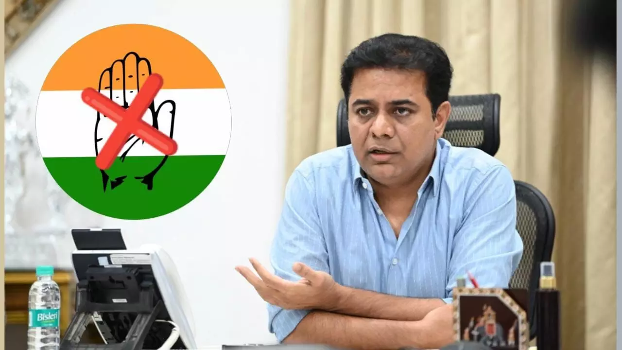 Congress dead, TRS ahead of others in Munugode election: KTR