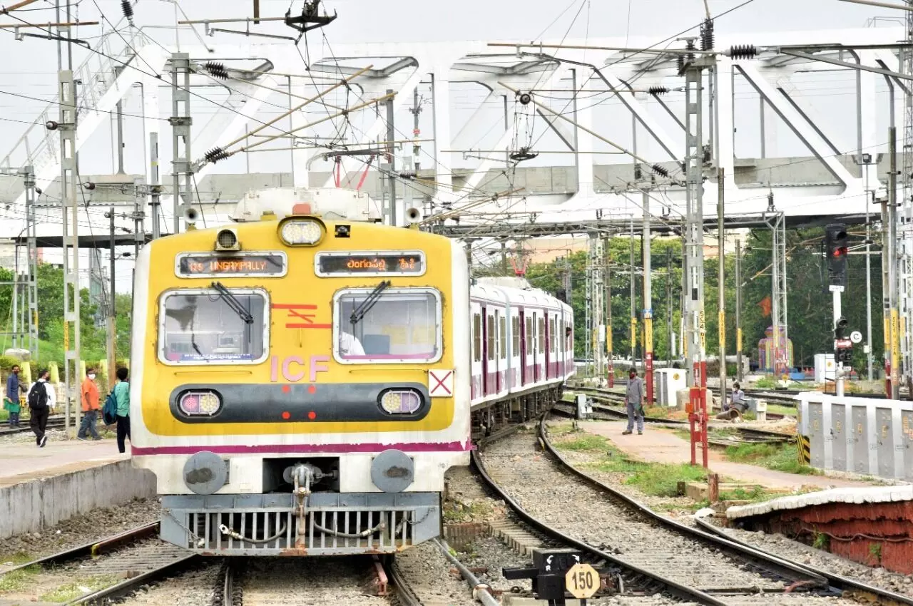 MMTS trains of twin cities boast of 90-plus percent punctuality rate