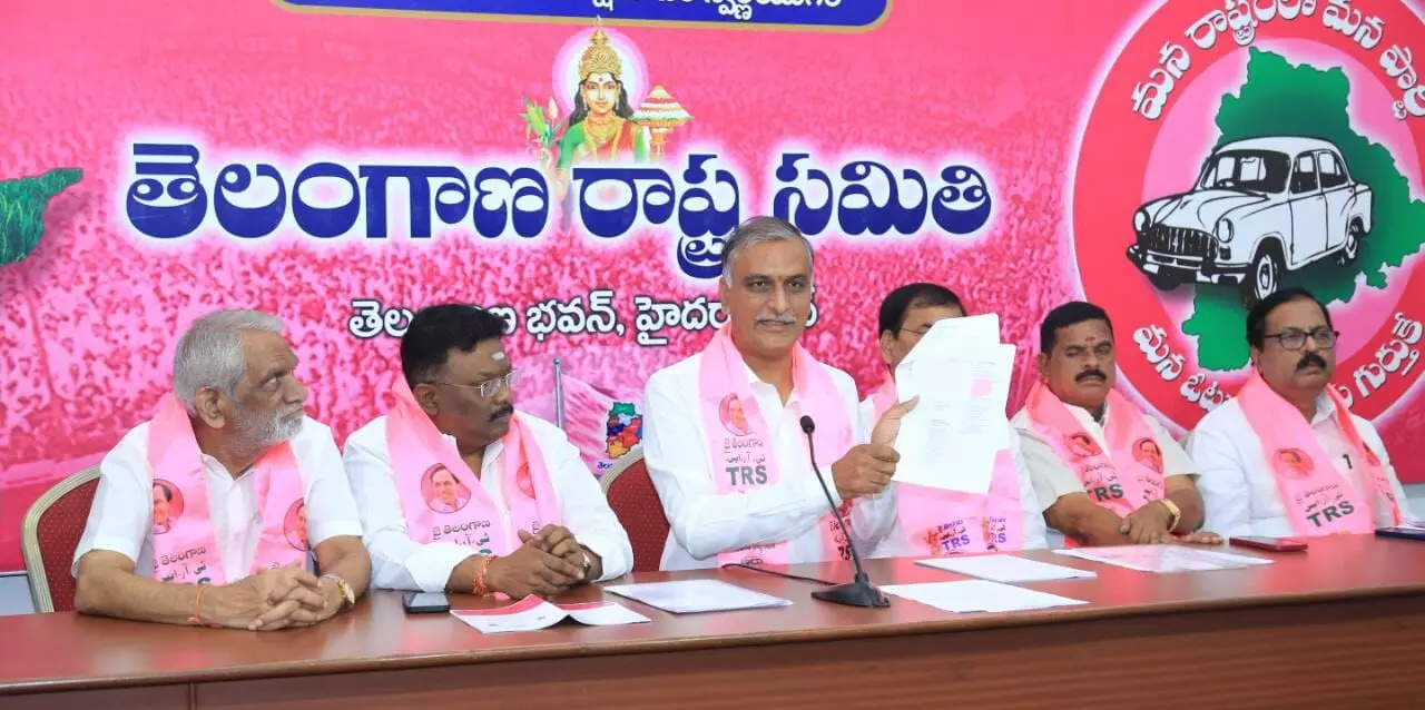 BJP only knows how to topple govts, grab power: Harish Rao