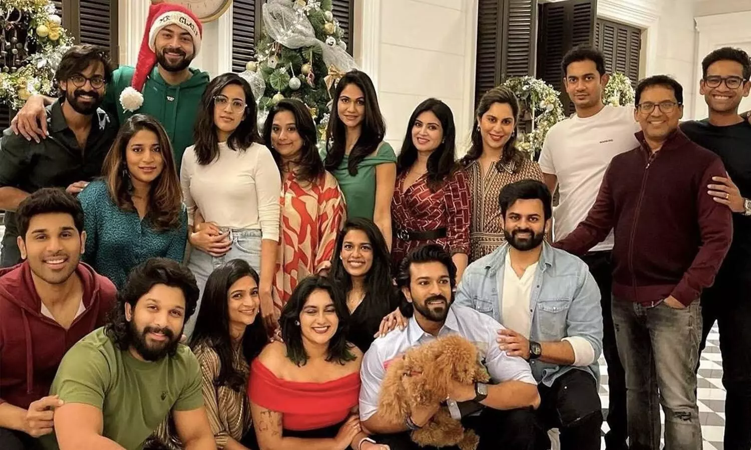 Mega' cousins get together for a pre-Christmas party