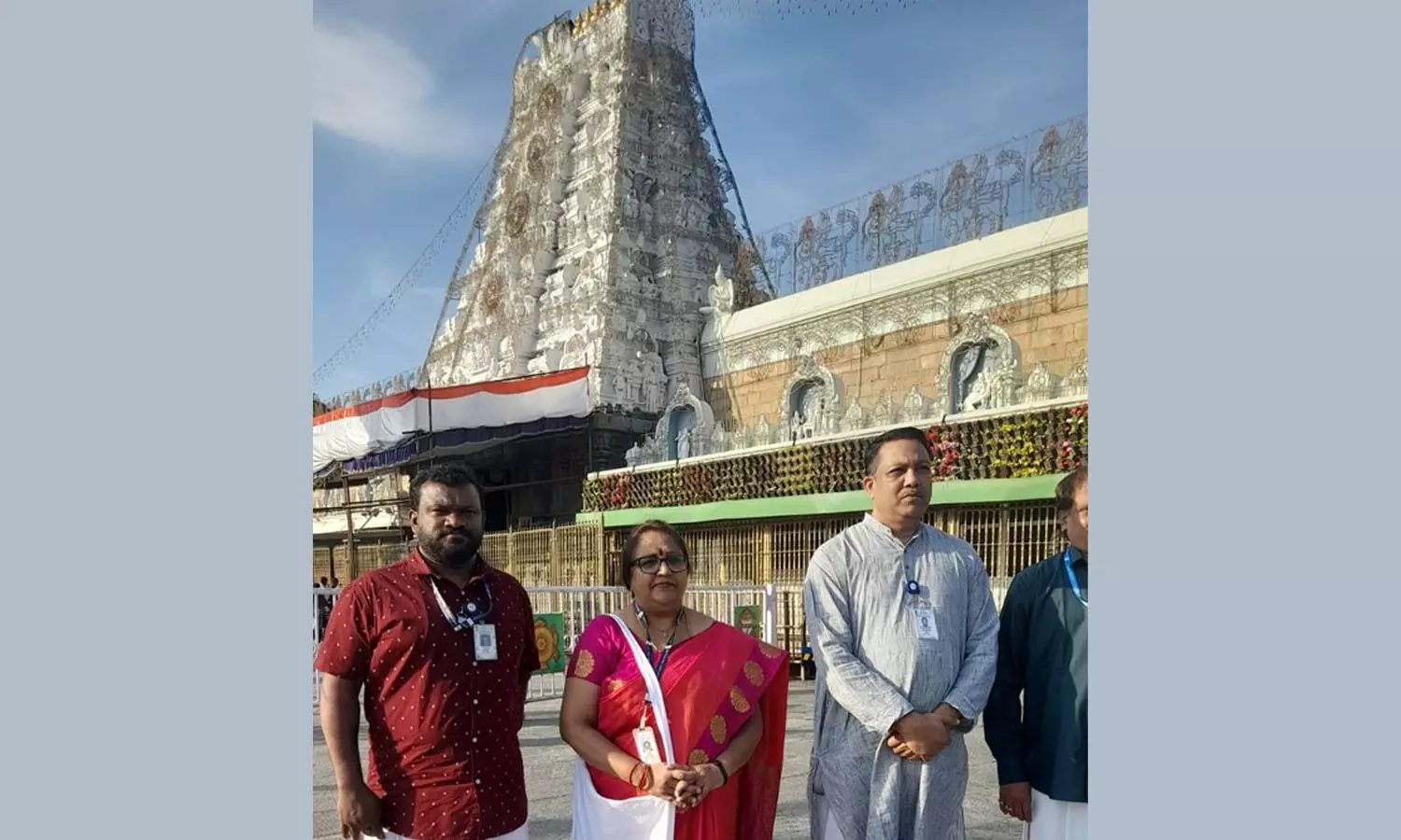 ISRO team offers prayers at Tirumala temple for SSLV-D2 success