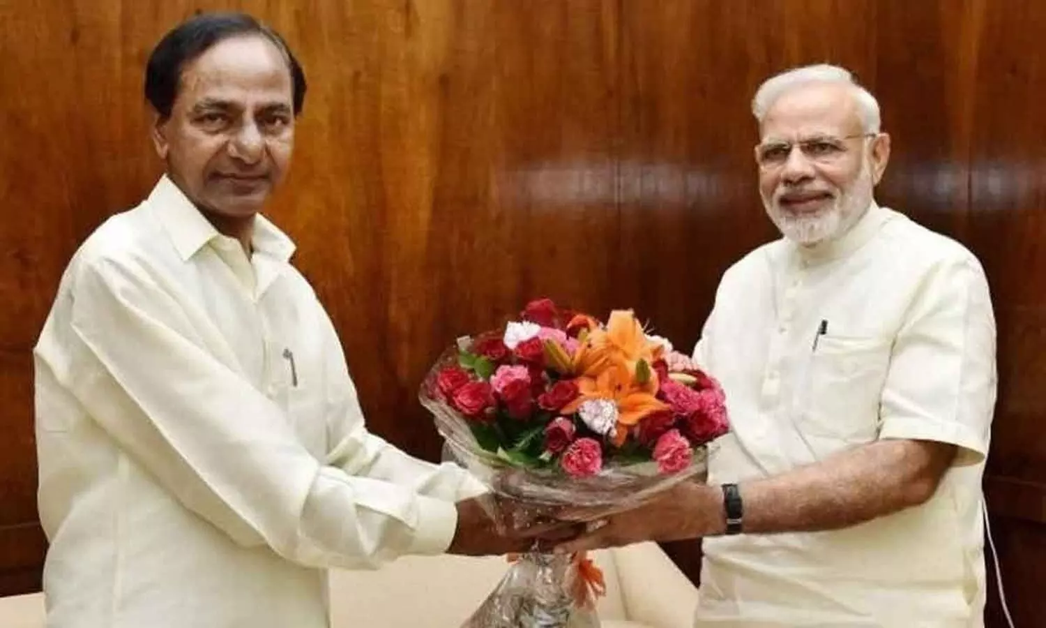 Narendra Modi leads deluge of birthday wishes to KCR from politicians, celebrities