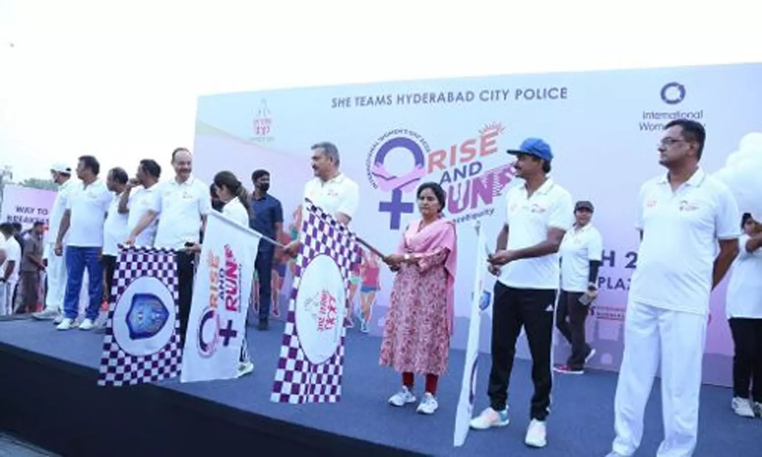 Women’s Day: CS, DGP hail SHE Teams at 2K, 5K Run on Necklace Road