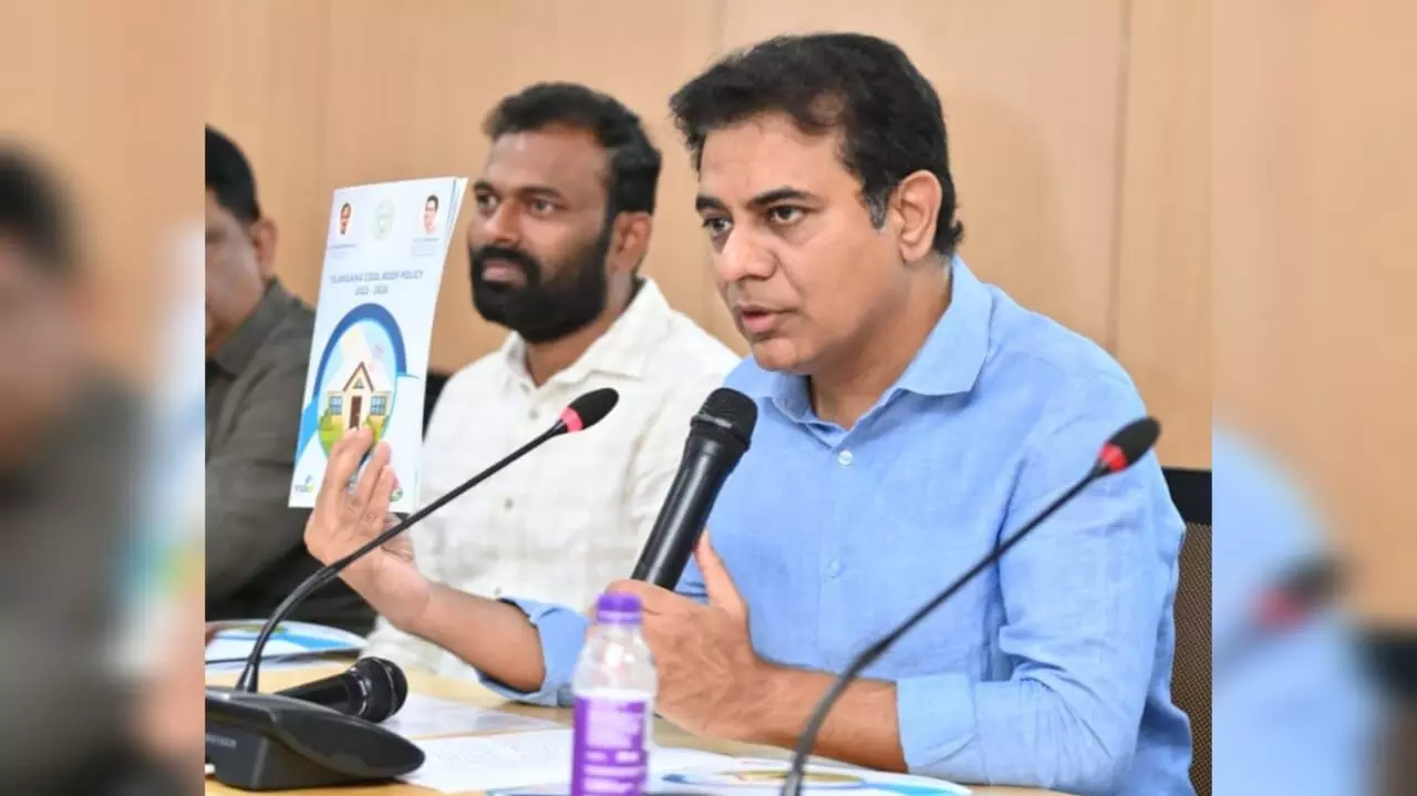 KTR wants 300 Sq Km of buildings to be covered under Cool Roof Policy