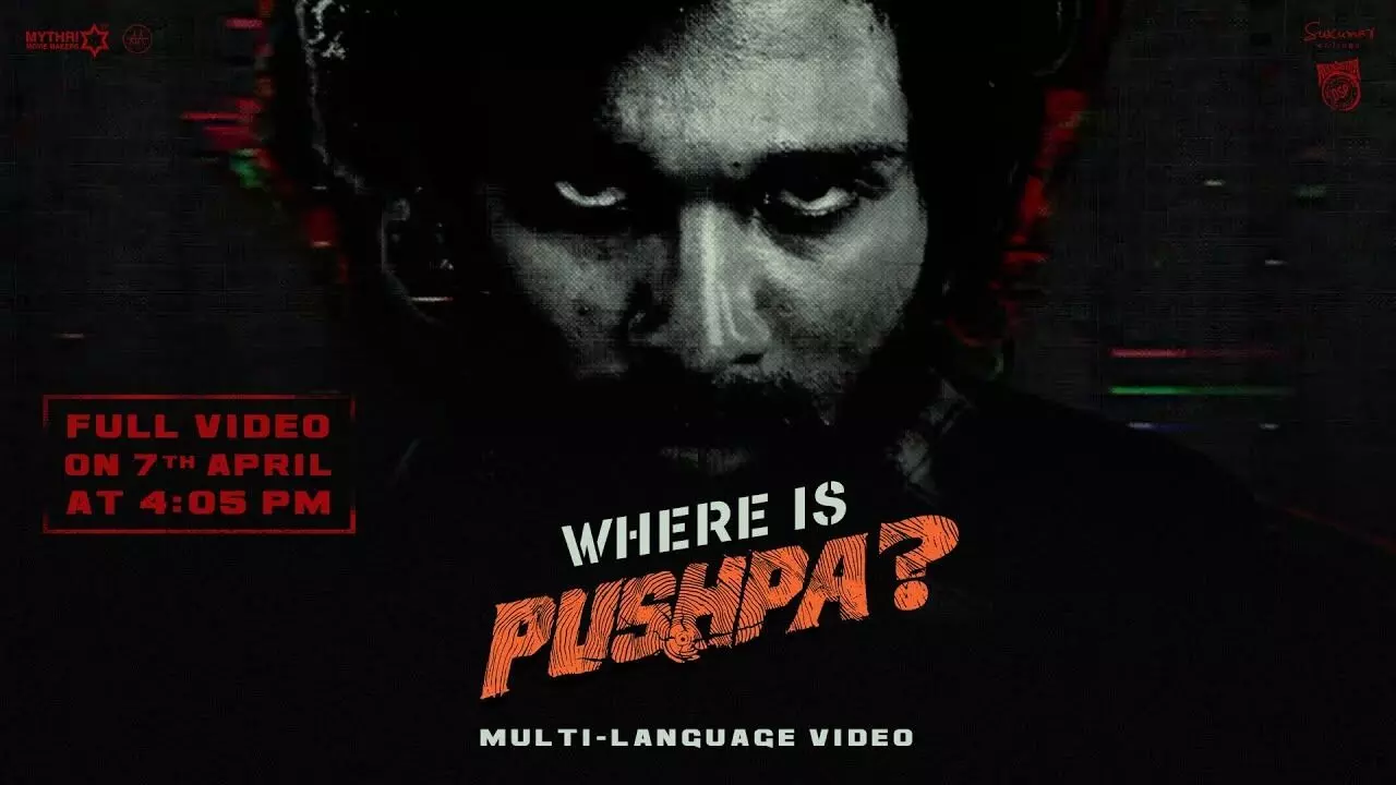 Where is Pushpa? An intriguing glimpse of Pushpa 2