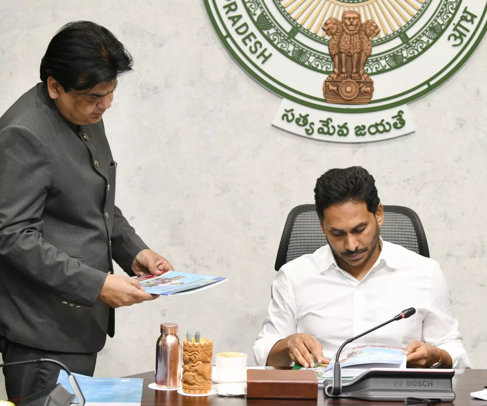 Jagan ask’s officials to monitor students’ attendance in schools effectively