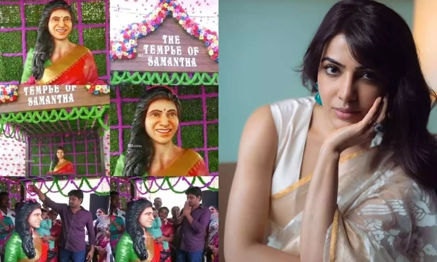 Fan builds a temple for actress Samantha; Pics go viral