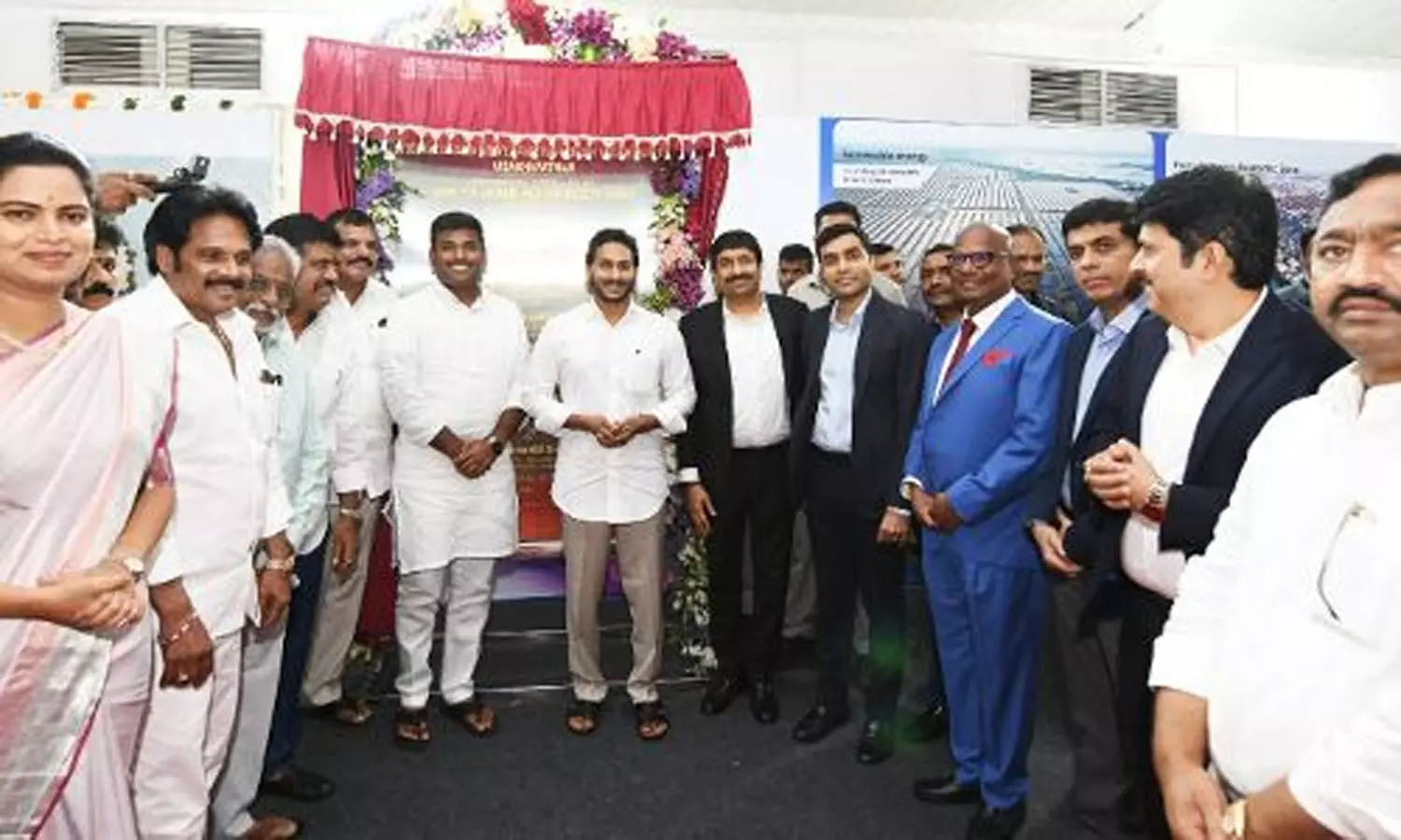 YS Jagan lays foundation stone for Adani Data Centre in Visakhapatnam