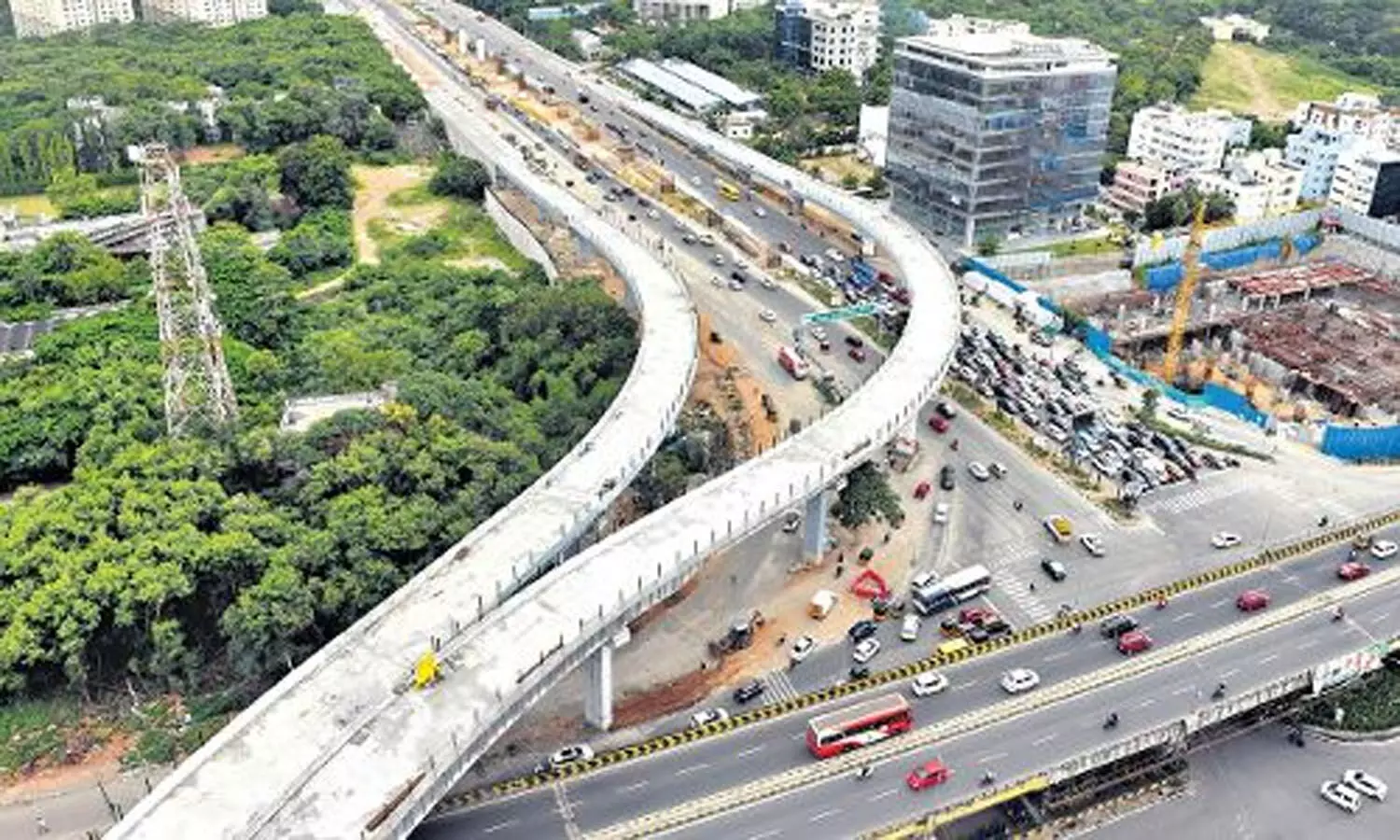 Major traffic diversions at Gachibowli-Kondapur for 3 months from May 13