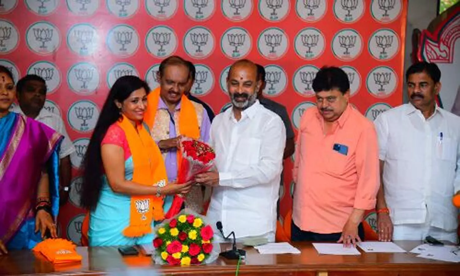 Former DGP SK Jayachandra, daughter Payal Neha join BJP
