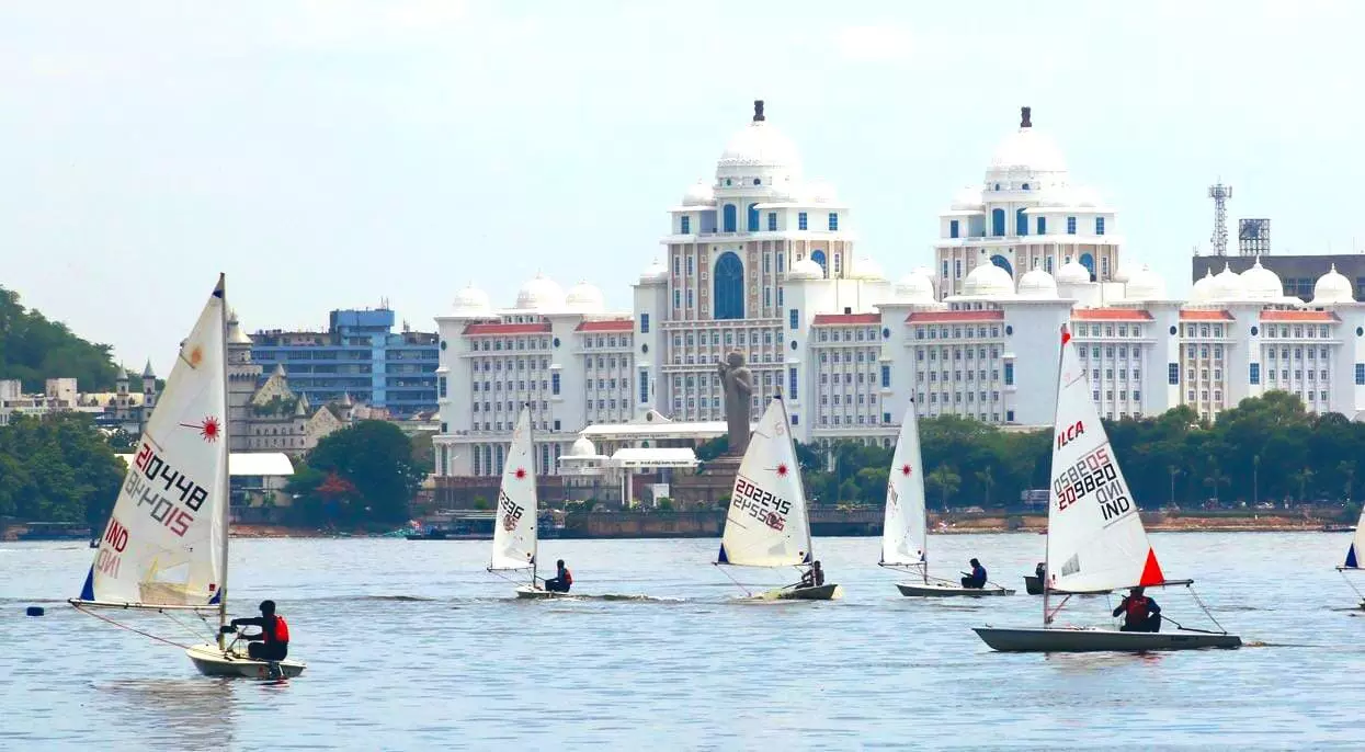 37th Hyderabad Sailing Week kicks off in Hussain Sagar with Laser National Championship
