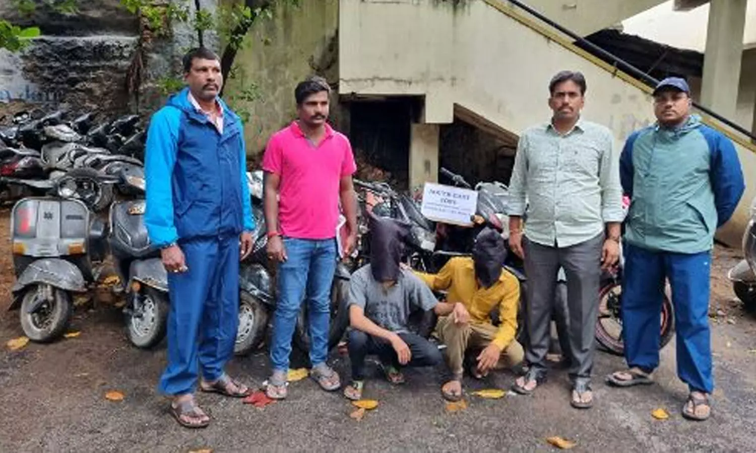 Hyderabad police nab four in automobile theft, seize seven vehicles worth Rs. 3.5L