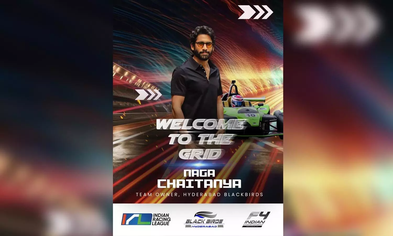 Naga Chaitanya acquires motorsport racing team - Hyderabad Blackbirds