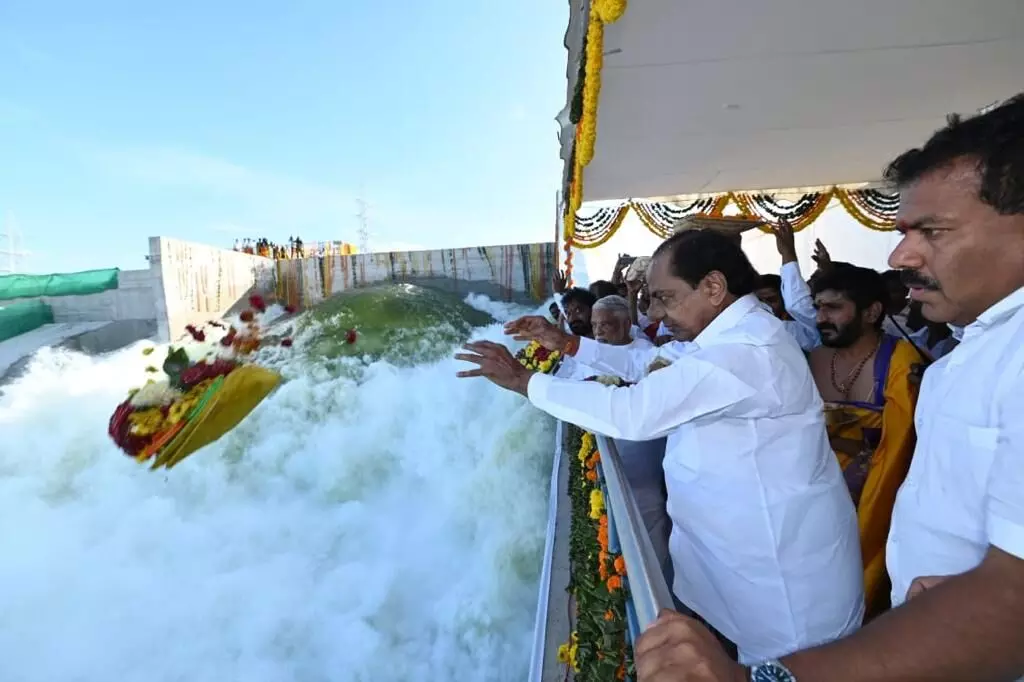 Telangana diamond in India with 3 lift irrigation projects; KCR inaugurates Palamuru-Rangareddy project