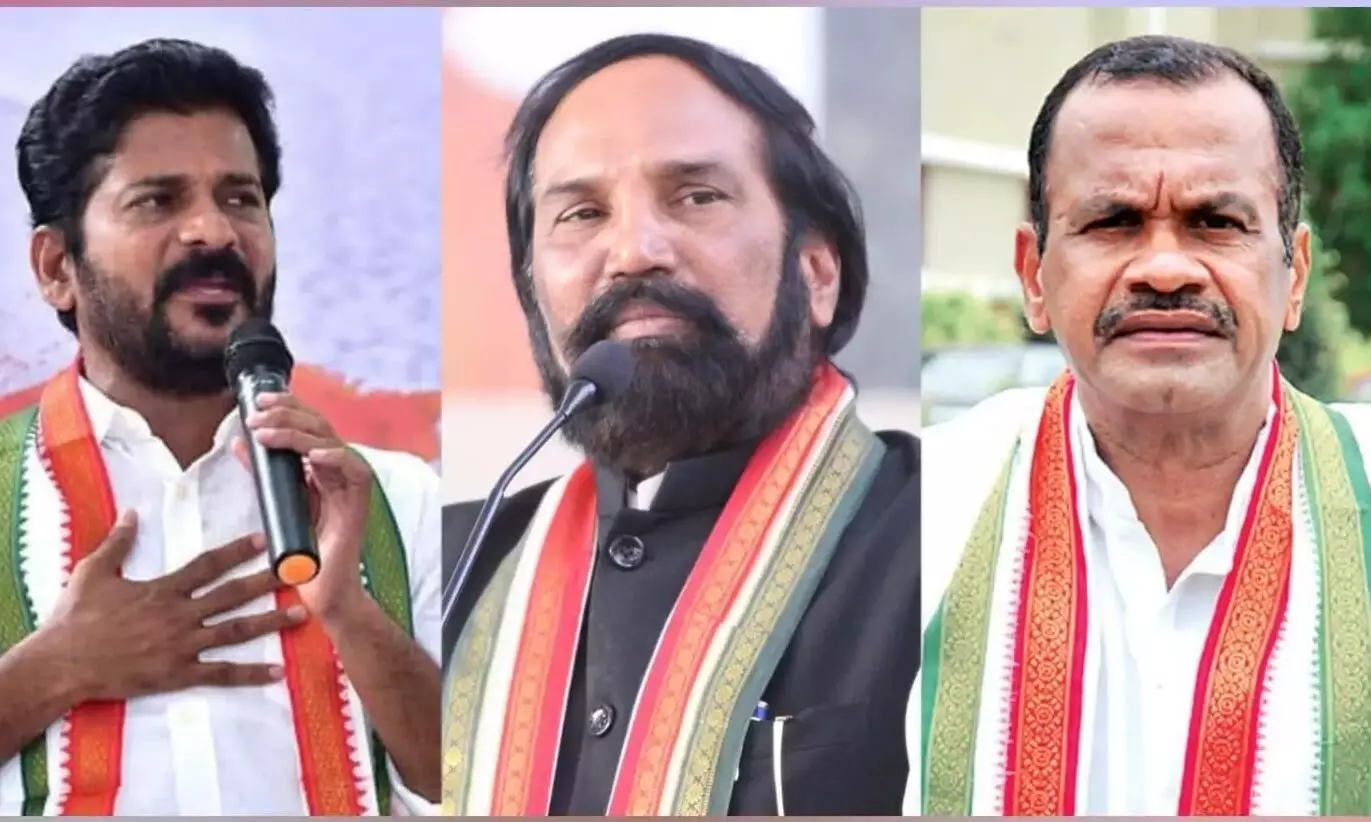 Revanth, Uttam couple, Komatireddy names in Congress first list of 55 candidates