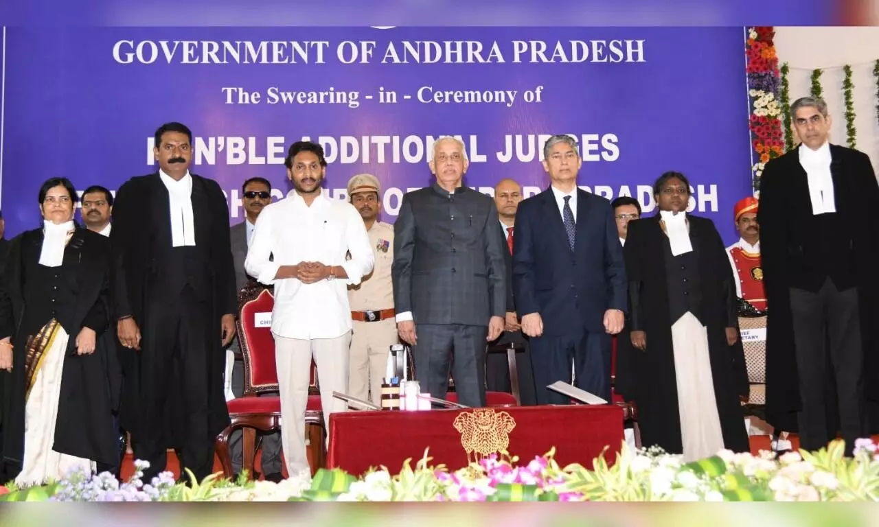 Four additional judges of Andhra Pradesh High Court sworn in