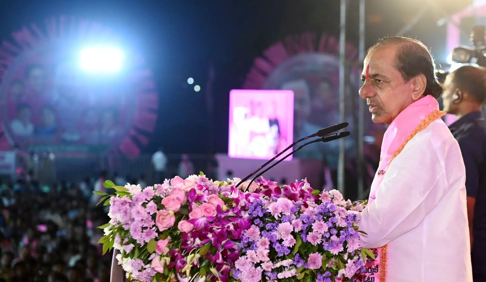KCR to resume election campaign from Thursday, to address 35 meetings before filing nominations