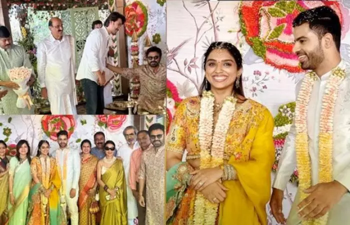 Venkateshs second daughter gets engaged in Vijayawada