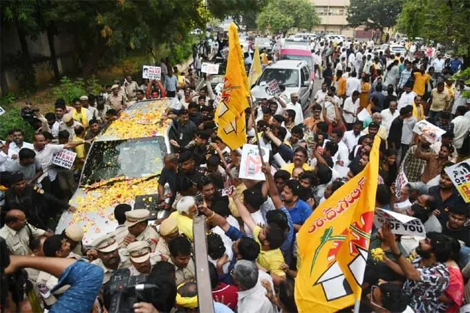 Begumpet police book case against organisers of Chandrababu Naidus rally