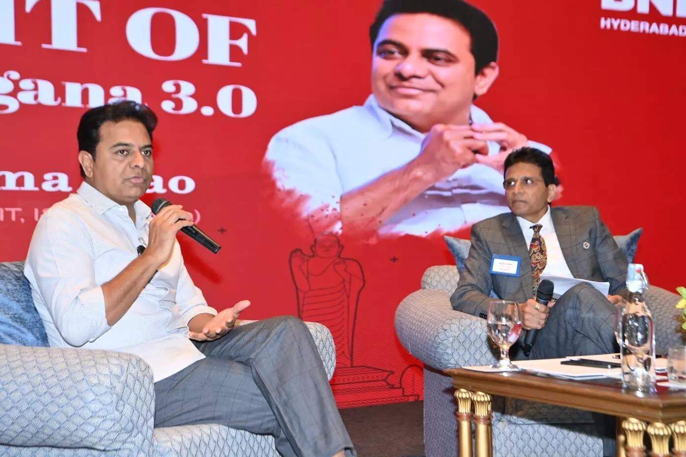 Global investors, Rajini acknowledge Hyderabads development, Gajinis in opposition dont: KTR