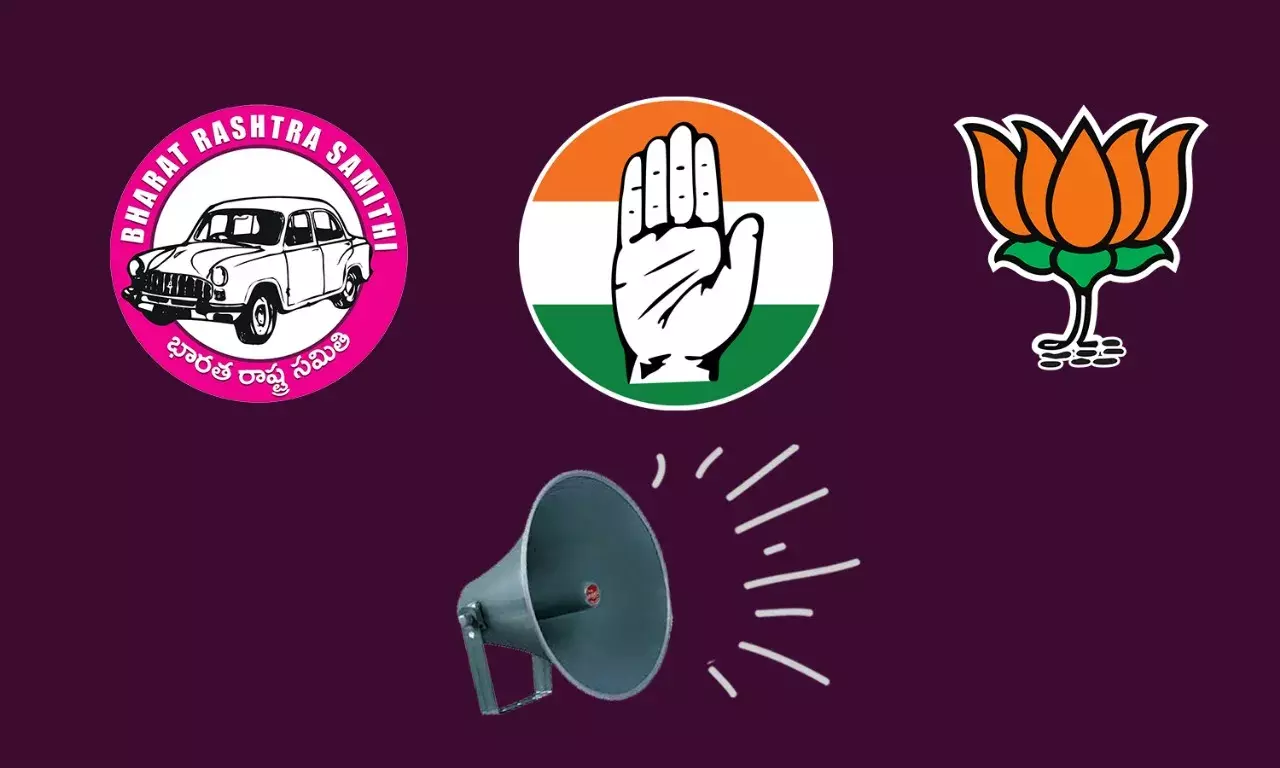 As blaring mikes turn mute, deafening silence reigns supreme in Telangana As blaring mikes turn mute, deafening silence reigns supreme in Telangana