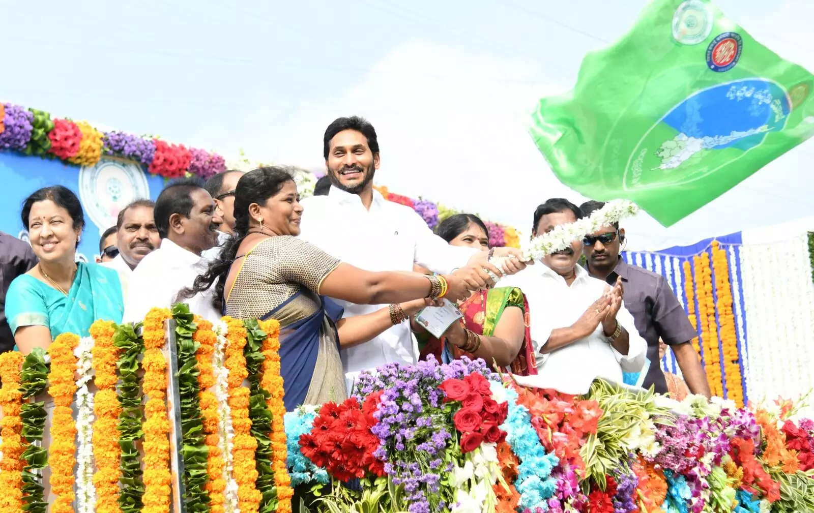 YS Jagan flags off 100 vacuum desludging vehicles in Andhra Pradesh