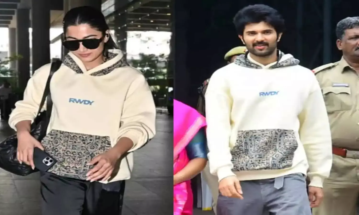 Vijay Deverakonda and Rashmika spotted together, wearing same hoodie!