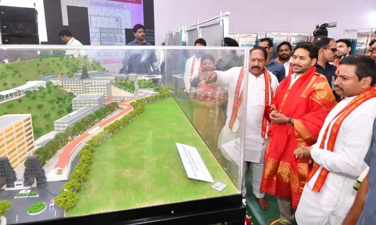 YS Jagan lays foundation for developmental works worth Rs 216 crore at Kanaka Durga temple