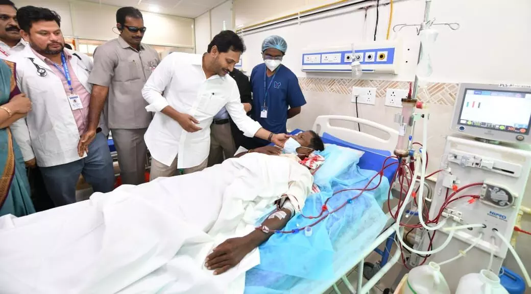 YS Jagan launches research hospital in Srikakulam to resolve Uddanam kidney issue