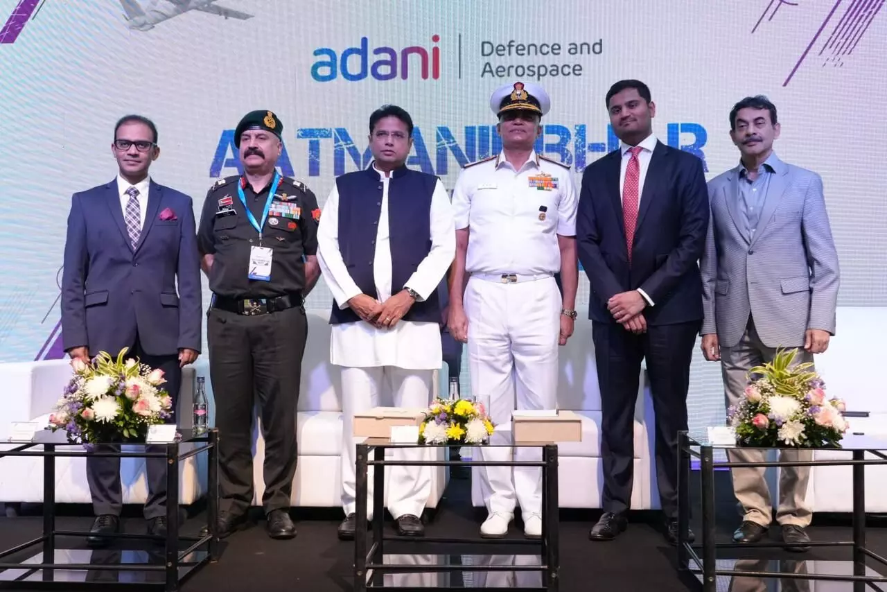 Adani Defence Aerospace Center, Shamshabad unveils Drishti 10 Starliner UAV for Indian Navy