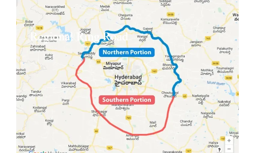 Regional Ring Road in Hyderabad