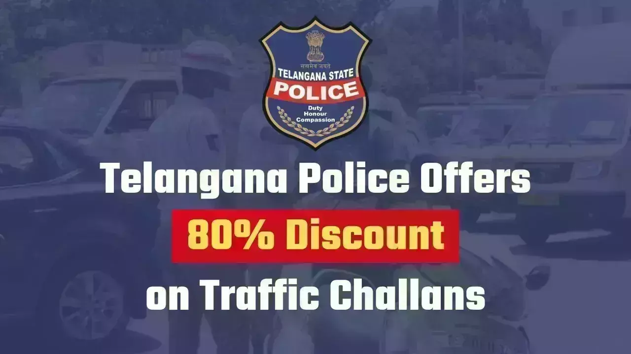 Telangana Govt extends traffic challan concessions till February 15