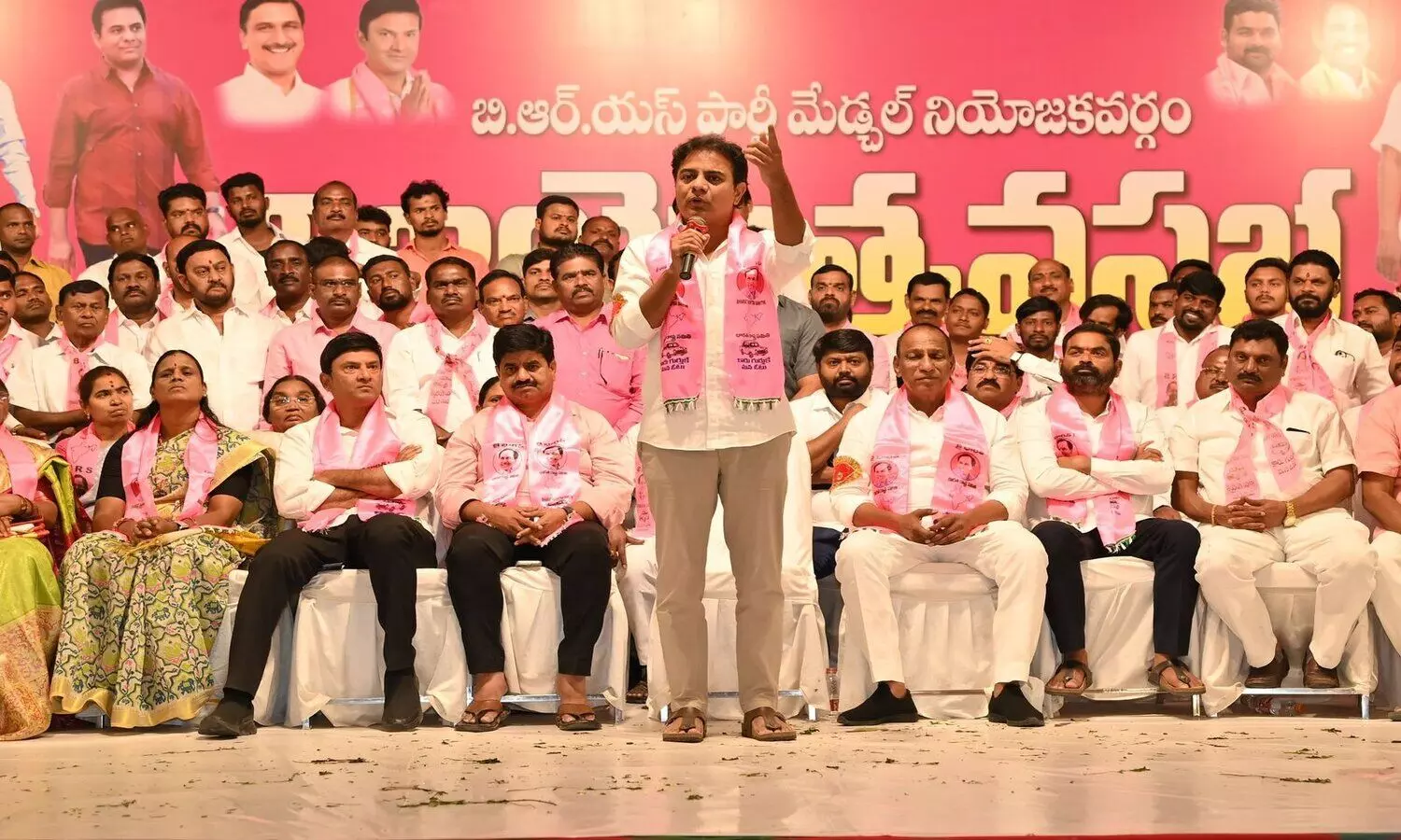 KTR flays Revanth Reddy Govt for failing on Congress’s six guarantees