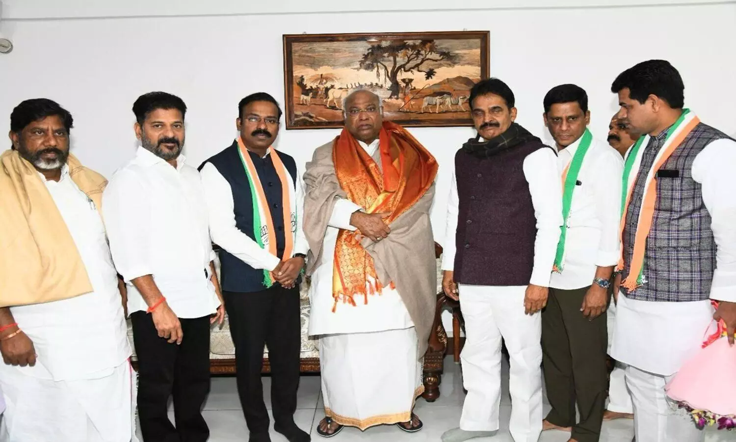 BRS Peddapalli MP Venkatesh Neta  joins Congress