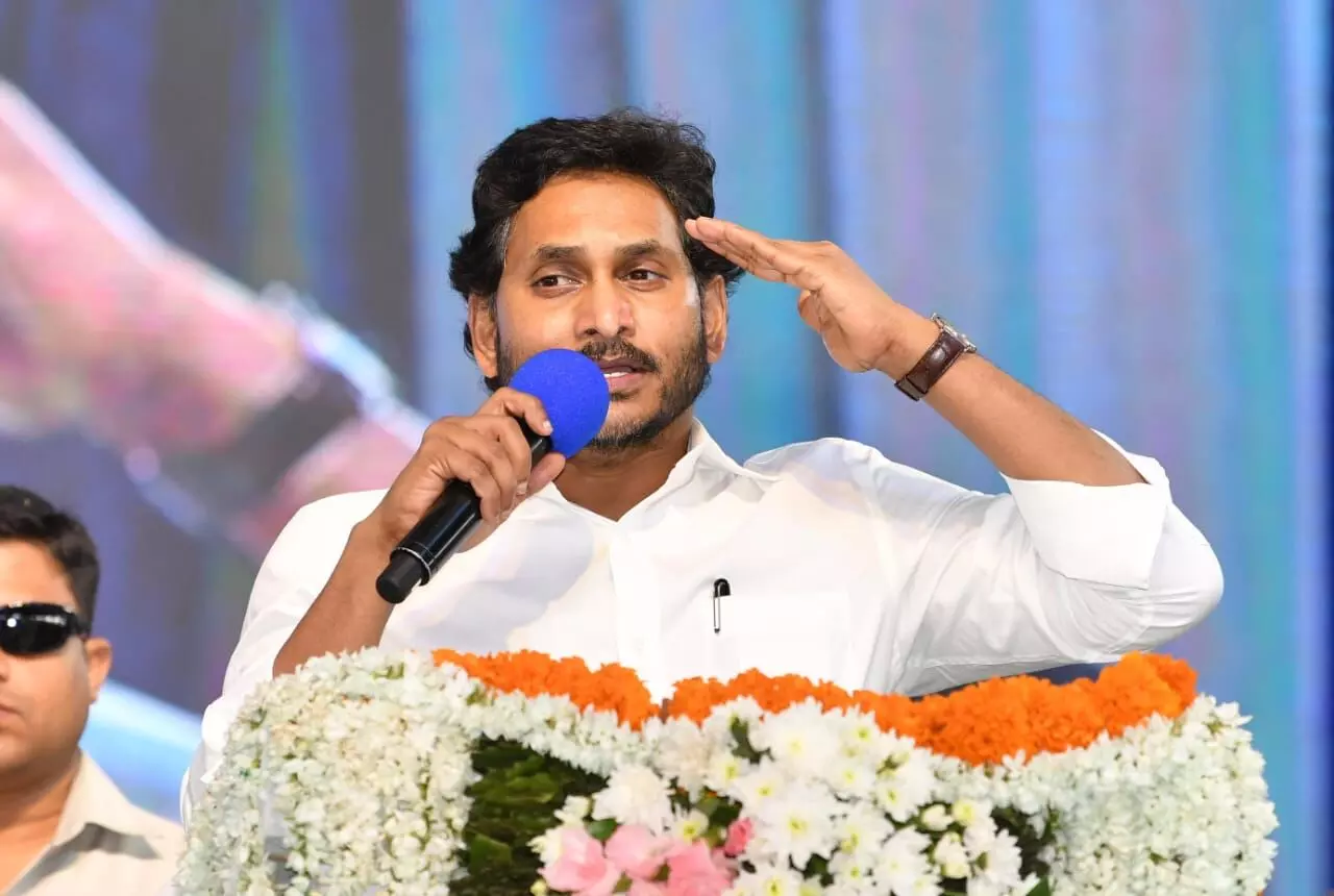 Waging a lone battle against many gunning for his head, claims Jagan seeking people’s support