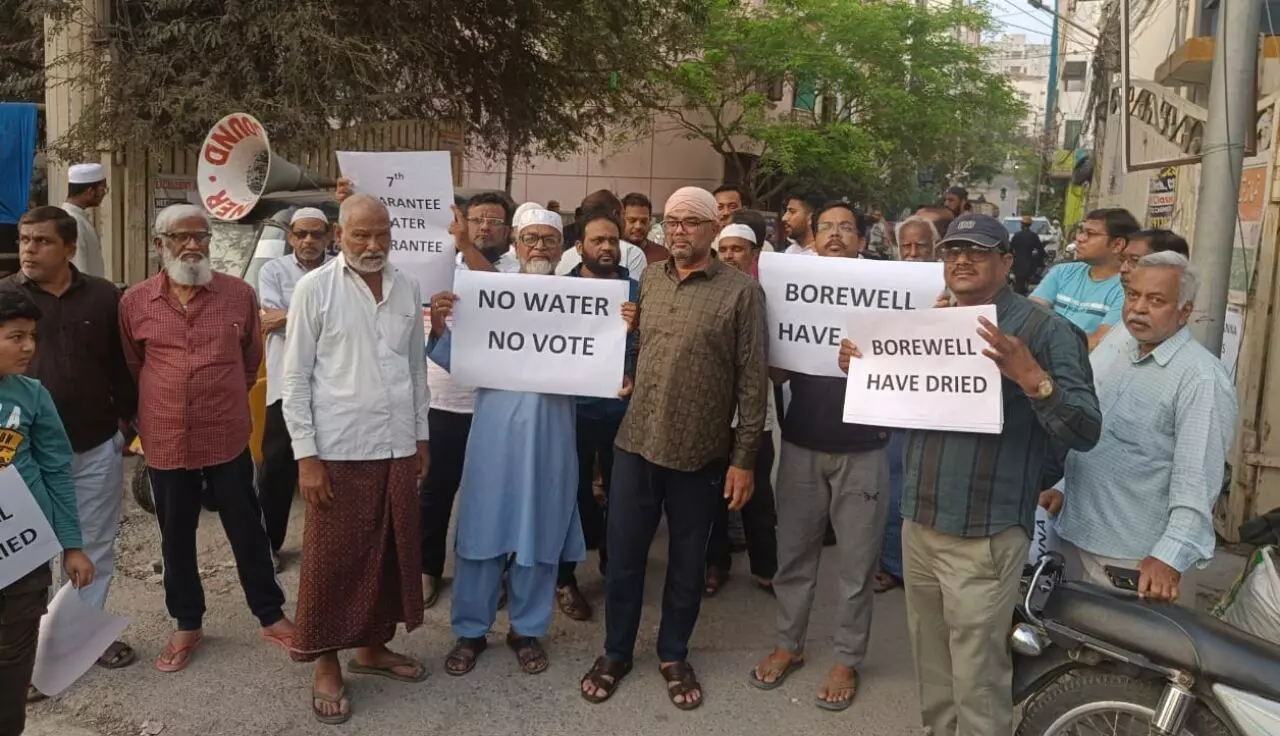 No water-No vote : Manikonda residents demand water guarantee from Telangana CM Revanth Reddy