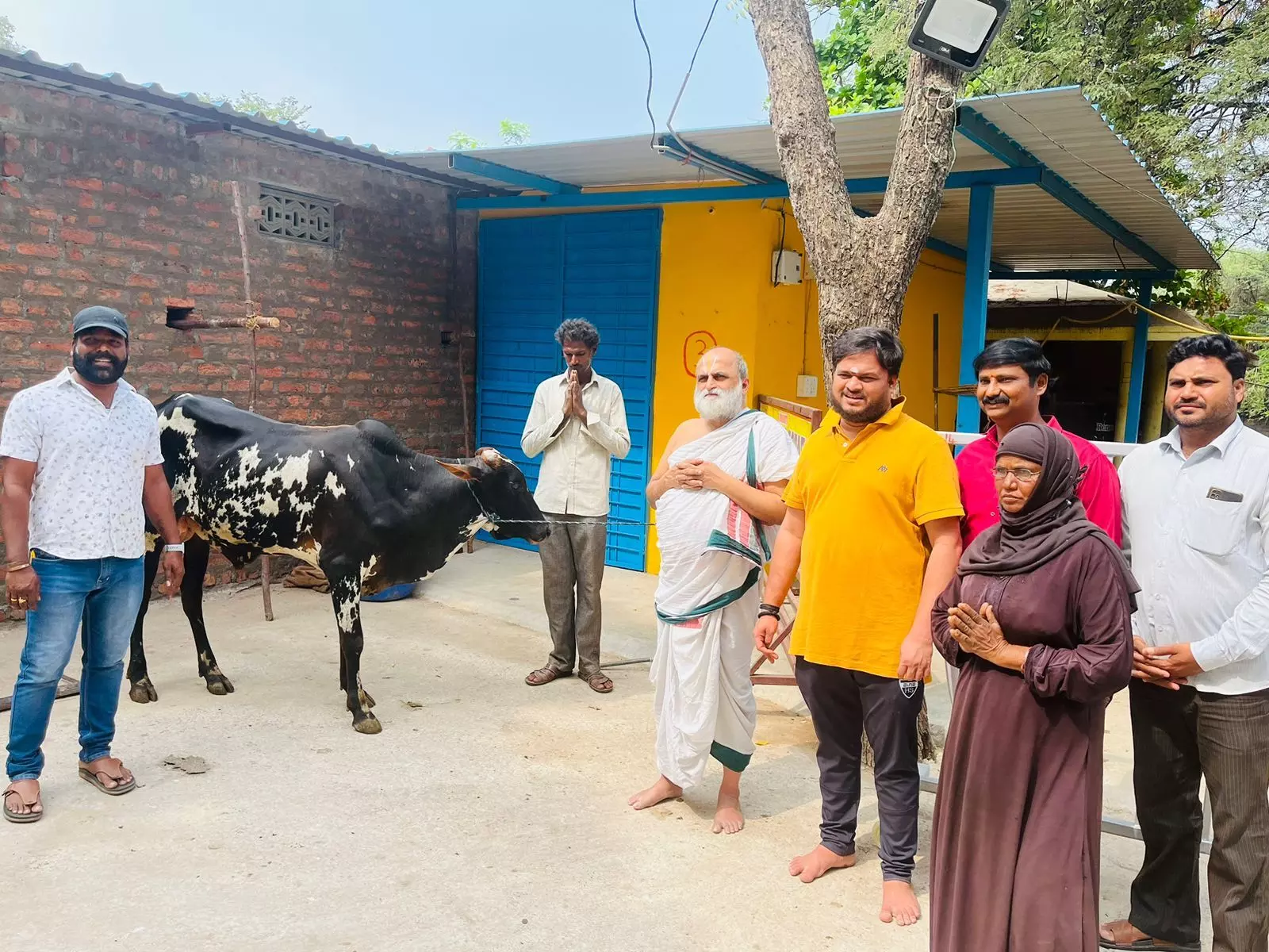 Compassion over religion: Chilkur priest gifts bull to Muslim farmer
