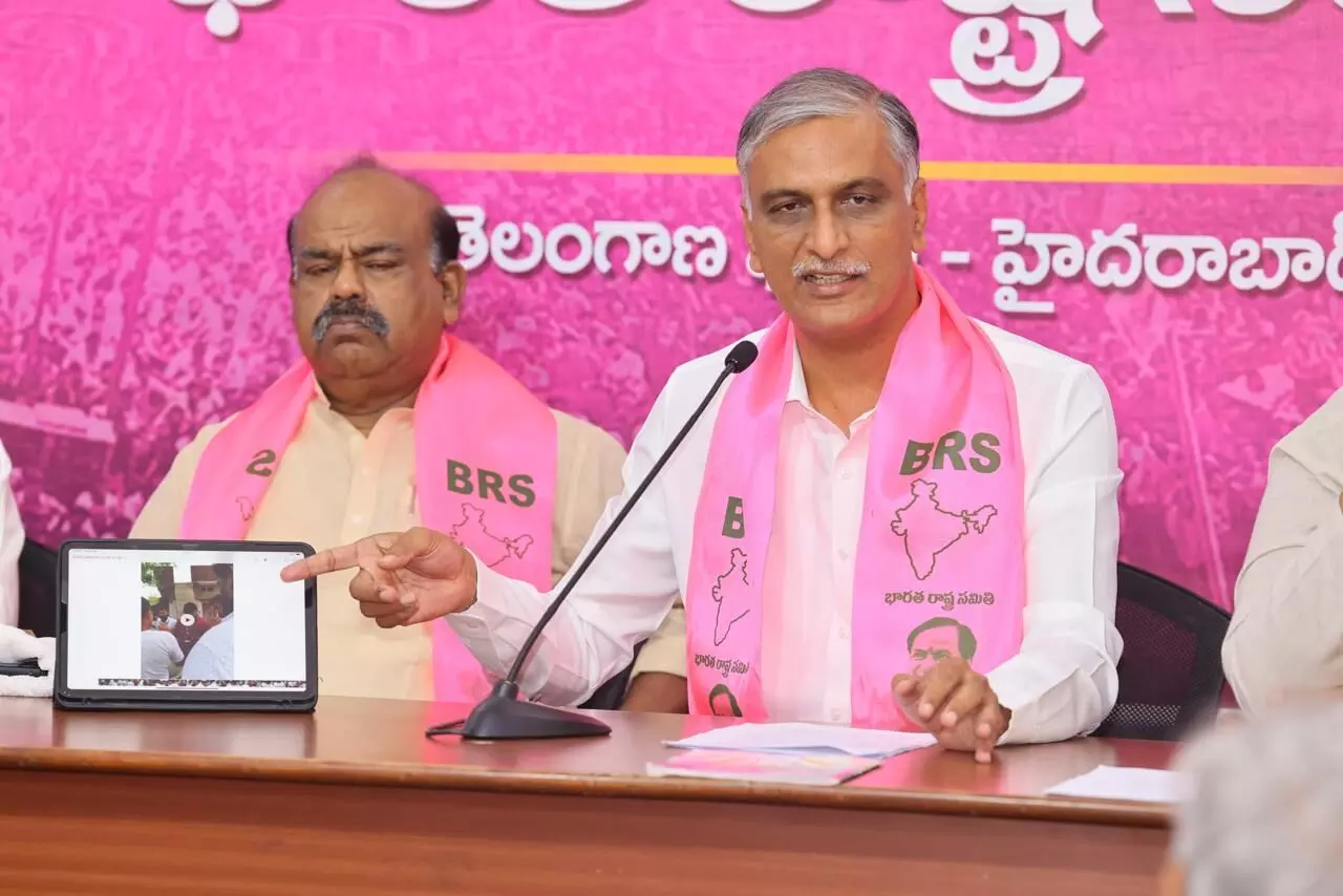 Harish Rao asks farmers not to repay loans, demands immediate waiver of Rs 2 lakh crop loan