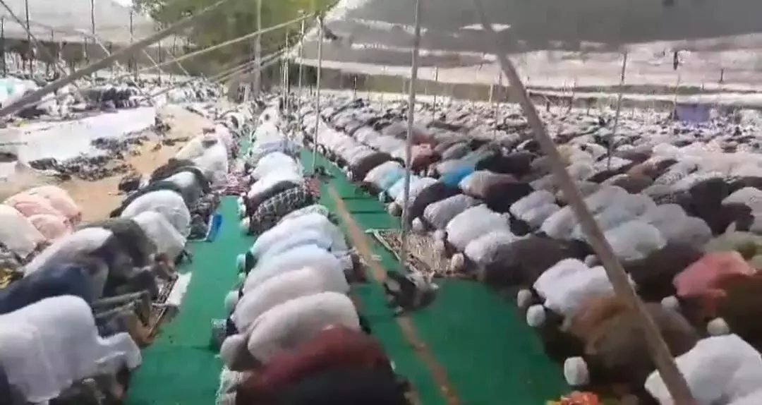 Muslim community celebrates Eid-Ul-Fitr with religious fervor in Hyderabad